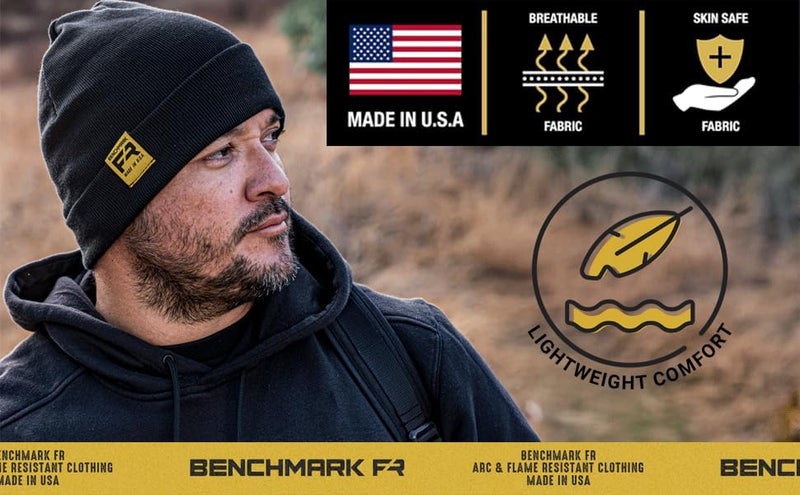 Benchmark FR Flame Resistant Beanie - CAT3 - Made in The USA - Image 4